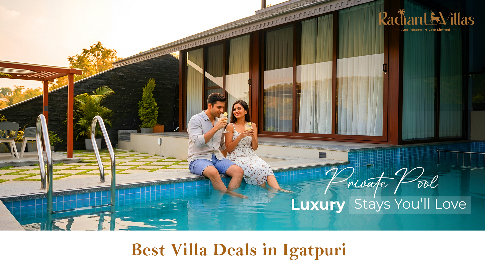 Best Villa Booking Deals in Igatpuri with Private Pool by Radiant Villas and Resorts